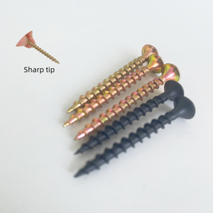 Boîte d'emballage 6*1/4 jaune plaque de plâtre m3.5 vis à <span class=keywords><strong>cloison</strong></span> sèche phillips 8*1-1/2 plaques de plâtre vis d'expansion - Product Image 1