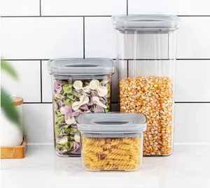 2023 Высококачественная кухонная прозрачная пластиковая коробка для хранения пищевых продуктов