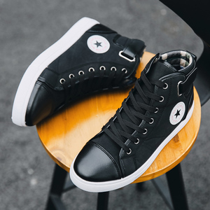 Latest Design High-<b>top</b> Lace-up Causal Sport Shoes Classical Fashion Wholesale Sneakers Shoes for Men Canvas - Product Image 3