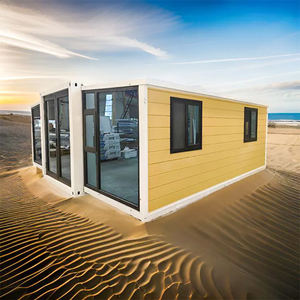 Hermosa casa prefabricada modular expandible de acero ligero para uso en hoteles al aire libre hecha de panel sándwich - Product Image 1