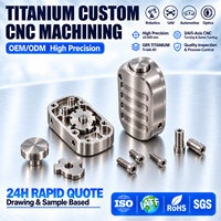 Boutons et pièces de came mécaniques en titane et acier inoxydable de qualité supérieure, usinage CNC, perçage, EDC, OEM, ODM