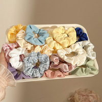 OEM ODM Scrunchies met gepersonaliseerde textielprint logo, promotionele cadeaus, scrunchies voor beautymerken, scrunchies voor make-up