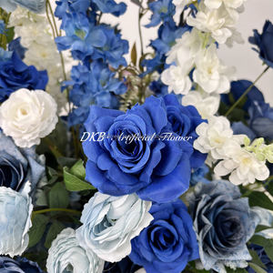 Panel de Flores Artificiales de Tela de Seda Ecológica DKB al por Mayor, Colores Personalizados para Bodas, Navidad, Halloween y Eventos - Product Image 6