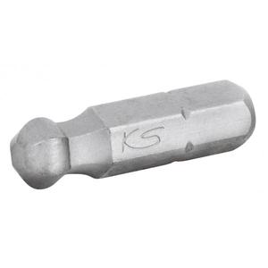 KS TOOLS - 911.3715 Embout hexagonal 1/4 ''avec embout sphérique, 25mm-INSERTS EAN 4042146552988 POUR EMBOUTS DE VISSAGE - Product Image 1