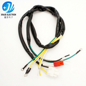Faisceau de câbles personnalisé multi-cœurs avec bornes à joint torique mixtes et connecteurs plastiques mâle-femelle pour équipements électroménagers - Product Image 2