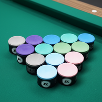 R-QK Tizas de Billar y Snooker de Alta Calidad Premium en Varios Colores y Formas, Personalización Disponible