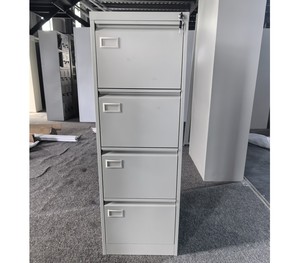 Armoire <span class=keywords><strong>à</strong></span> dossiers verticale en métal <span class=keywords><strong>à</strong></span> 4 tiroirs, moderne, format A4/Legal, verrouillable, mobile, pour <span class=keywords><strong>bureau</strong></span>, maison, hôtels, écoles - Product Image 1