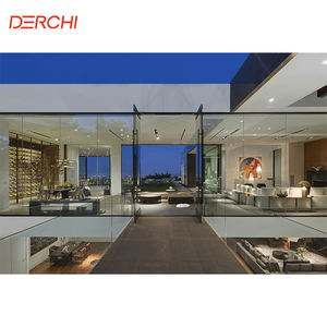 דרצ 'י פלוריידה הוריקן השפעה קשת עמיד קשת קבועה חלון תמונה גדולה אנטי גניבת חלונות זכוכית להתאמה אישית לבית - Product Image 1