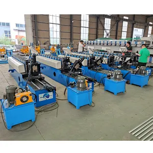 Máquina De Formação De Rolo De Quilha De Aço Leve De Construção De Casa Máquina De Moldura De Aço C U Channel Roll Forming Machine