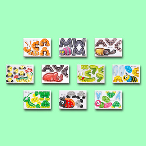 Fatto a mano educativo 3D Puzzle aereo e dinosauro modelli di carta per bambini giocattolo premio all'ingrosso divertimento scuola elementare fai da te - Product Image 6