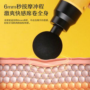 เครื่องนวดกล้ามเนื้อไฟฟ้าแบบพกพา ดีไซน์พับได้ หน้าจอ LCD ปรับความเร็วได้หลายระดับ สำหรับบำบัดคอและไหล่ - Product Image 2