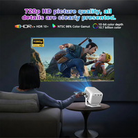 Projecteur intelligent Topleo 1080p Allwinner H726 Android, meilleur mini projecteur vidéo domestique LCD LED 4K