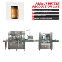 Machine de remplissage et de bouchage entièrement automatique, intelligente, intégrée, haute vitesse, flexible et personnalisable pour beurre de cacahuète et mayonnaise