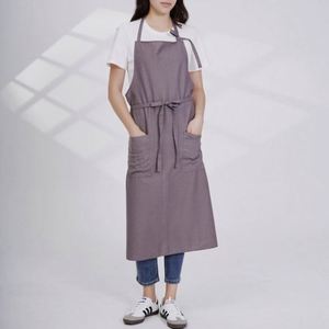 Delantal de Barista Unisex de Talla Grande con Diseño Floral, Tela de Algodón, Capucha Ajustable y Resistente al Agua para Chefs - Product Image 4