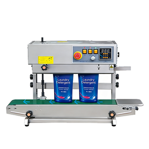 Machine d'emballage et de scellage de sacs à aspiration d'air et à injection d'azote avec codage par encre, vitesse 0-18m/min, pour sachets et pochettes en plastique - Meilleures ventes - Product Image 1