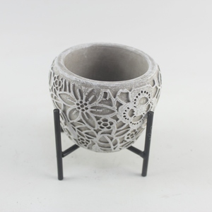 <span class=keywords><strong>Vaso</strong></span> per Fiori in <span class=keywords><strong>Cemento</strong></span> Fatto a Mano, Rotondo, per Piante Succulente, Decorazione Casa e Giardino - Product Image 6