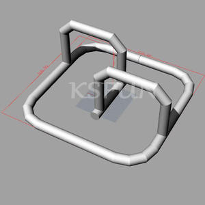 Детский белый надувной гоночный трек - Product Image 6