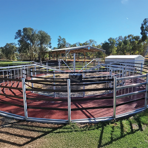 مشاية حصان آمنة مجلفنة بالغمس الساخن لممارسة التمارين مع معدات مشاية بوضعية 4-10 حصان - Product Image 3