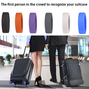 Wholesale 4PCS Luggage Wheels Protector Silicone Caster Shoes Travel <b>Suitcase</b> Reduce Noise Guard Cover <b>Accessories</b> - Product Image 5