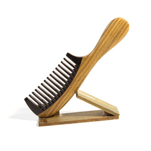 Sandalwood Hair <b>Comb</b> <b>Wide</b> Teeth Handmade Wooden <b>Comb</b> For Daily Use YH3-1 - Product Image 5
