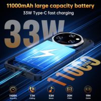 Tout nouveau téléphone robuste WP55 Pro 6,6 pouces FHD+ 120Hz 16 Go 512 Go 32MP+108MP 11000 mAh 33W 5G résistant à l'eau GSM antichoc pour le jeu