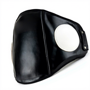 Professional Boxing Belly Protector Muay Thai Belly Pad Custom Leather Chest Guard Training Belly Shield for Martial Arts Karate - Product Image 6