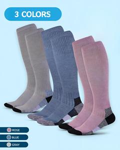 Calze a Compressione Personalizzate OEM 20-30 MmHg, Traspiranti in Bambù con Logo Jacquard per Infermieri, Gravidanza e Corsa - Product Image 4