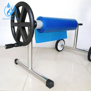 Cubierta de Alta Calidad para Piscinas, Resistente al Agua, con Ruedas, Diseño Moderno de Burbujas, para Piscinas Elevadas - Product Image 2