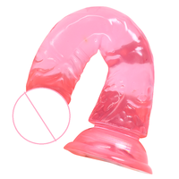 Succión del clítoris G-Spot Thursting Consolador realista Vibrador Thursting Black Dildosextreme Fat Hard Grueso Dildos para mujeres