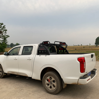Barre de protection sportive VEWU OVERLAND pour pick-up avec panier de chargement court en maille, ajustement spécifique au modèle de véhicule, installation par perçage TC15