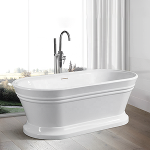 ICEGALAX <span class=keywords><strong>Baignoire</strong></span> acrylique de salle de bain d'hôtel autoportante de conception Simple de haute qualité avec refroidisseur 1HP - Product Image 1