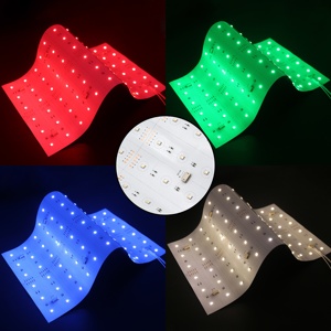 Tấm đèn <span class=keywords><strong>LED</strong></span> tùy chỉnh, có thể cắt, 24V RGBW (4000K), đèn nền <span class=keywords><strong>LED</strong></span> <span class=keywords><strong>12V</strong></span> đạt chuẩn UL, tấm đèn <span class=keywords><strong>LED</strong></span> ma trận 14.4W, tấm đèn <span class=keywords><strong>LED</strong></span> dẻo SMD5050 - Product Image 4