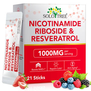 SOLOTREE Perbaikan Seluler Anti Penuaan Meningkatkan NAD 1000mg Cairan NAD Nikotinamida Resveratrol Suplemen NAD - Product Image 4