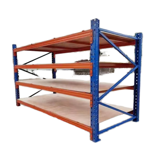 Estanterías Apilables de Acero de 5 Niveles, Resistentes y Ajustables, de Alta Calidad, para Almacenamiento en Almacenes, Venta al Por Mayor - Product Image 1