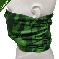 Cache-cou unisexe personnalisé imprimé par transfert thermique, motif léopard floral, chaud pour l'hiver, pour le cyclisme, la randonnée et les activités de plein air, en polyester et élasthanne