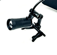 Lampe frontale LED électrique pour loupe dentaire, utilisable avec une loupe médicale, rechargeable, en plastique, pour usage médical et chirurgical