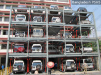 Système de stationnement vertical à puzzle en acier, élévateur de véhicules motorisé pour garage automobile