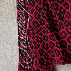 Mùa Thu Mens Quần Áo Màn Hình In Thư Đầy Đủ Tay Áo Tất Cả Các Hơn Động Vật Cheetah In Vòng Cổ Pháp Terry Tinh Khiết Cotton T-Shirt - Product Image 3