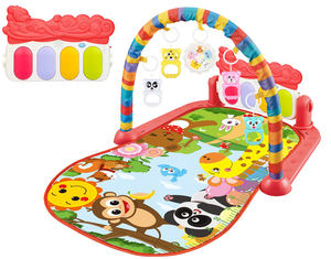 Vente en gros Activité Fitness Pédale <span class=keywords><strong>Jeu</strong></span> de sommeil Piano <span class=keywords><strong>musical</strong></span> Trotteur Couverture Tapis de <span class=keywords><strong>jeu</strong></span> Kick Play Clavier Gym avec comédie musicale - Product Image 2