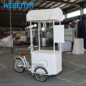 WEBETTER Café Boulangerie Vélo Extérieur Mobile Chariot Alimentaire Tricycle de Boulangerie Snack Food Vélo Chariot à Vendre - Product Image 2