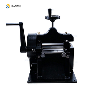 Machine à refendre le cuir électrique BANMO, équipement industriel numérique <span class=keywords><strong>de</strong></span> découpe et d'épluchage 180W 8CM pour chaussures et sacs GL-A2009 - Product Image 4