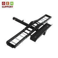 Support de pente pliable antidérapant à double rail pour moto