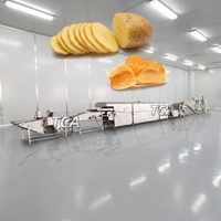 Automatische productielijn voor samengestelde aardappelchips / Hoge-capaciteit productielijn voor aardappelchips in Pringles-stijl