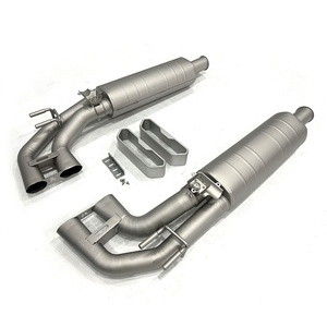 Scarico Catback in Titanio per Mercedes Benz <span class=keywords><strong>Classe</strong></span> G G63 AMG W463A W463 W464 con Terminali - Product Image 5