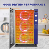Déshydrateur alimentaire commercial à 20 plateaux pour fruits et légumes, boîtier en acier inoxydable, 220v-240v