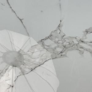 Dalles de sol et de mur en porcelaine blanche brillante <span class=keywords><strong>OUSEN</strong></span>, imitation pierre, texture brique, application villa, design moderne, pour la décoration intérieure. - Product Image 5