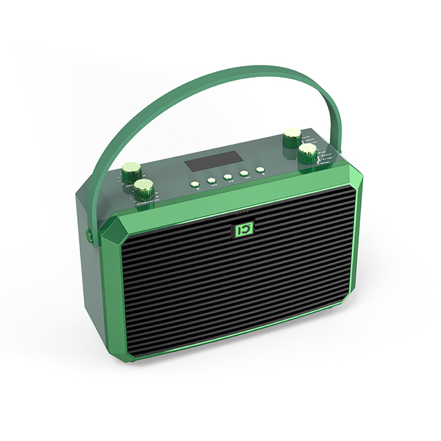 Shdu M5 Blue Tooth Portable Wireless Subwoofer Audio Surround Sound HIFI Speakers Full Range With a Wireless Microphone