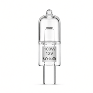 Lampadina Alogena 100W 12V Base GY6.35 in Vetro Trasparente - Product Image 2