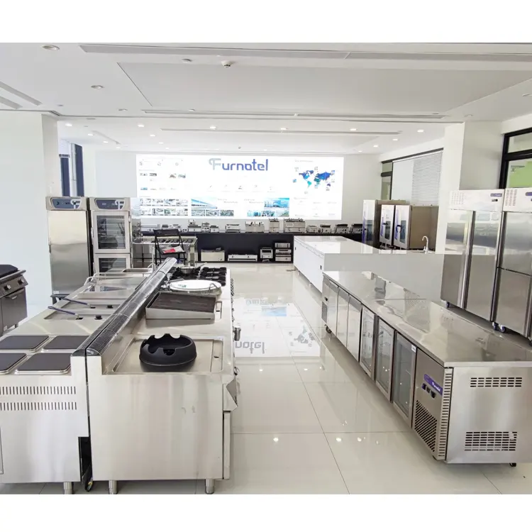 Catering Industrial Central Kitchen Equipment Ghost Kitchen Design Restaurant Cloud Kitchen Equipment Supply