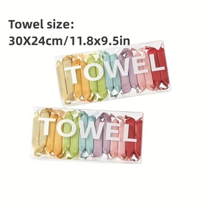 Lot de 14 lingettes jetables en boîte, serviettes de voyage portables épaissies, compressées, pour le nettoyage du visage et la beauté - Product Image 3